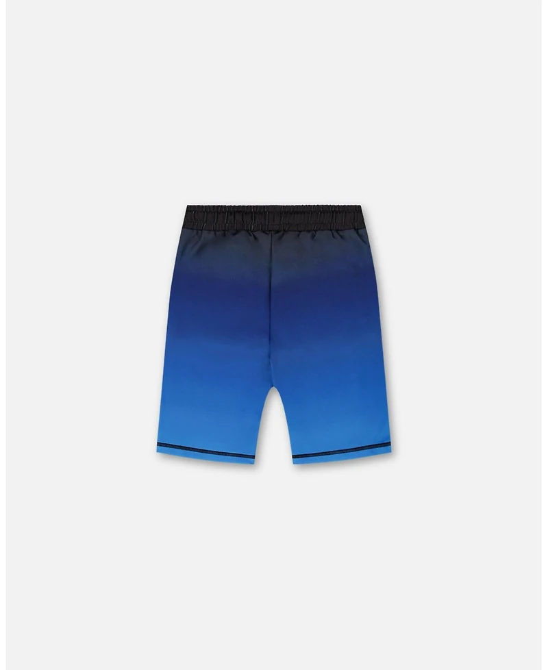 Deux par Boys Athletic Shorts Blue And Black