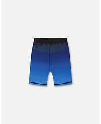 Deux par Boys Athletic Shorts Blue And Black