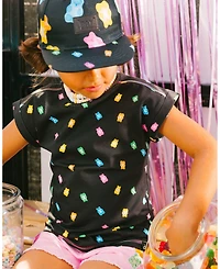 Deux par Toddler Girls Printed Short Multicolored Tie Dye - Toddler|Child
