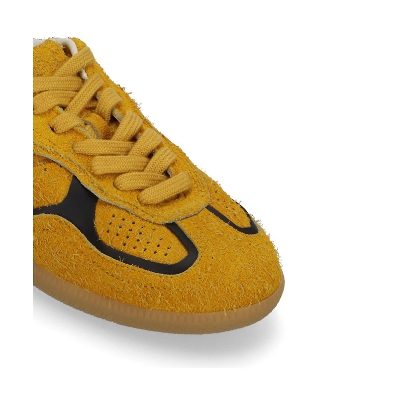 Tb.490 Rife Suede Fuzzy Yellow Leather Sneakers
