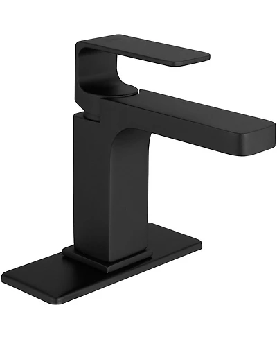 Single Hole Single-Handle Bathroom Faucet in Brushed Nickel