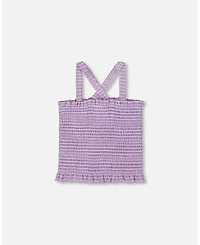 Deux par Toddler Girls Smocked Tank Top Lilac - Toddler|Child
