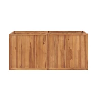 Garden Raised Bed 59.1"x19.7"x27.6" Solid Wood Teak