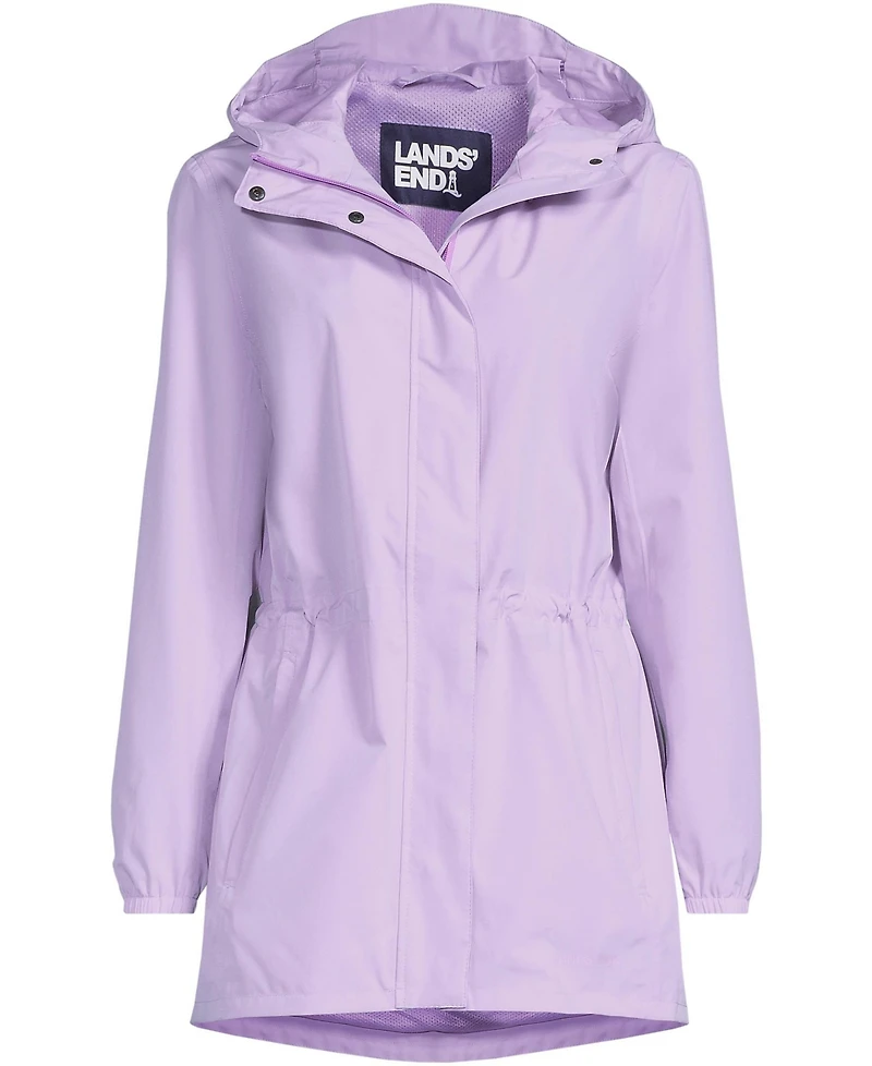 Lands' End Women's Squall Packable Waterproof Raincoat