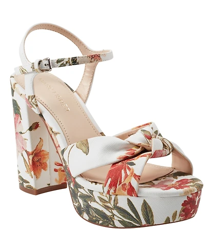 Marc Fisher Women's Deren High Block Heel Platform Sandals