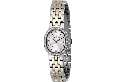 Invicta Women's Angel Quartz 3 Hand Silver Dial Watch