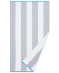 Seaside Charm Cotton Oversized Beach Towel, 40" x 72", Exclusively at Macy's