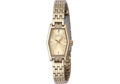 Invicta Women's 48131 Angel Quartz 3 Hand Gold Dial Watch