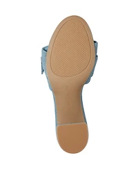 Bandolino Women's Ardonna Buckle Block Heel Sandals