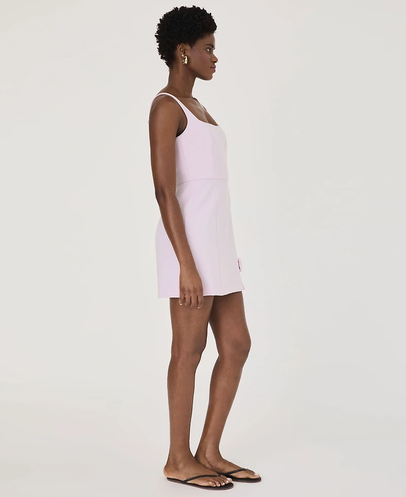 French Connection Women's Whisper Bow-Trim Strappy Mini Dress