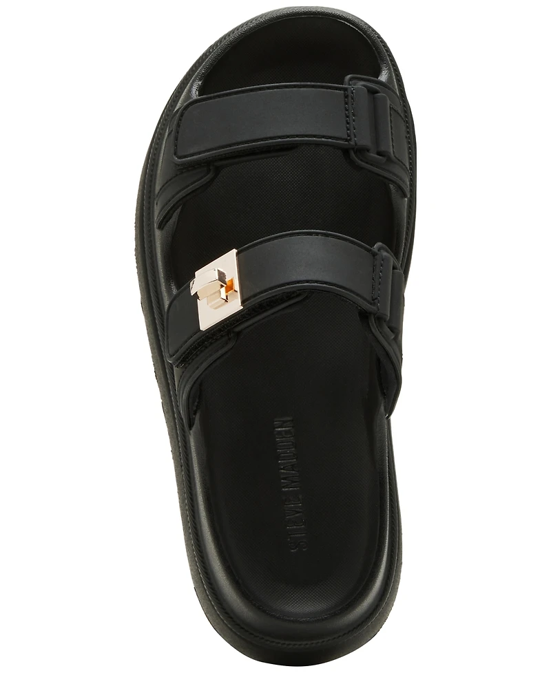 Steve Madden Women's Bigschmona Platform Slide Sandals
