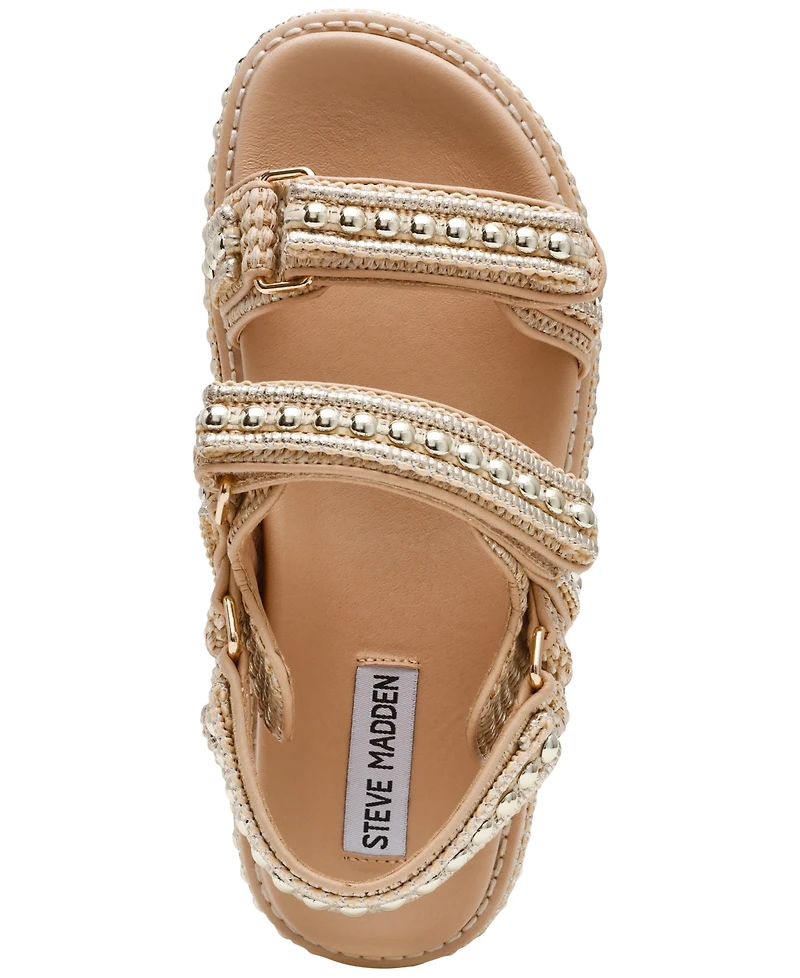 Steve Madden Women's Bigmona Platform Footbed Sandals