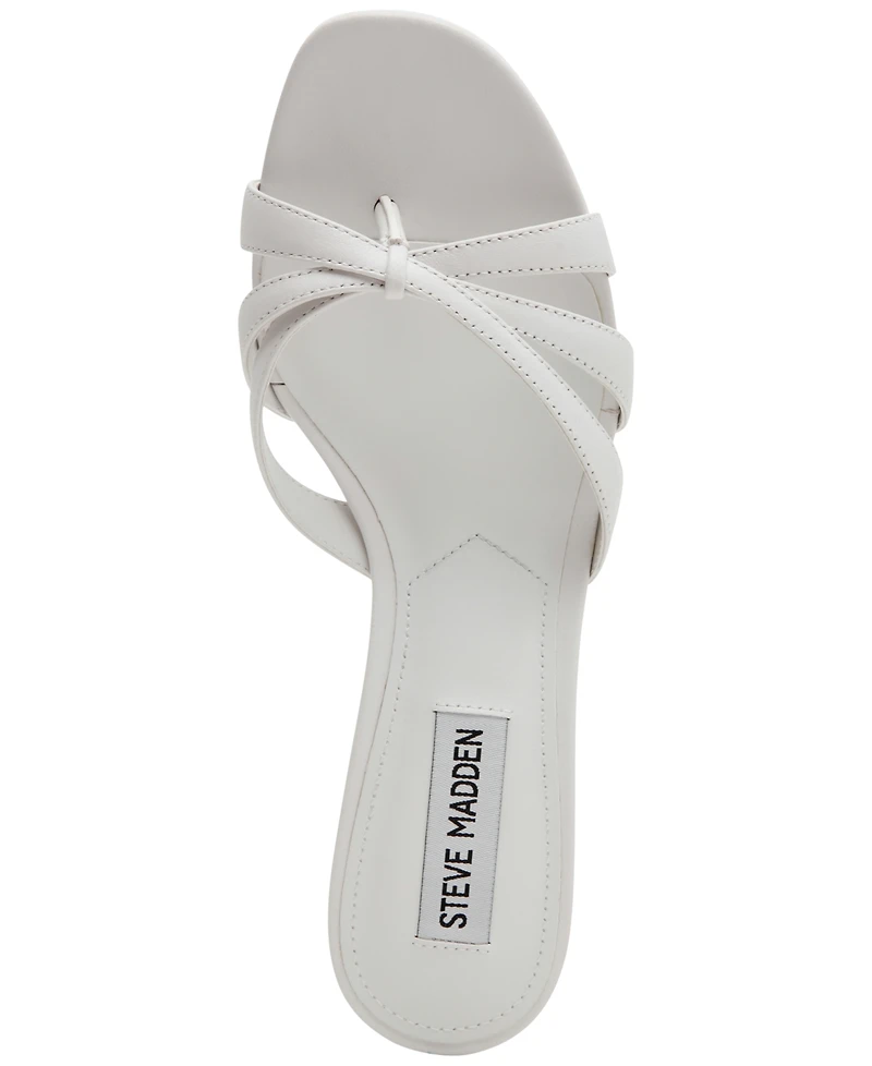 Steve Madden Women's Cary Strappy Kitten-Heel Mule Sandals