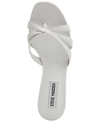 Steve Madden Women's Cary Strappy Kitten-Heel Mule Sandals