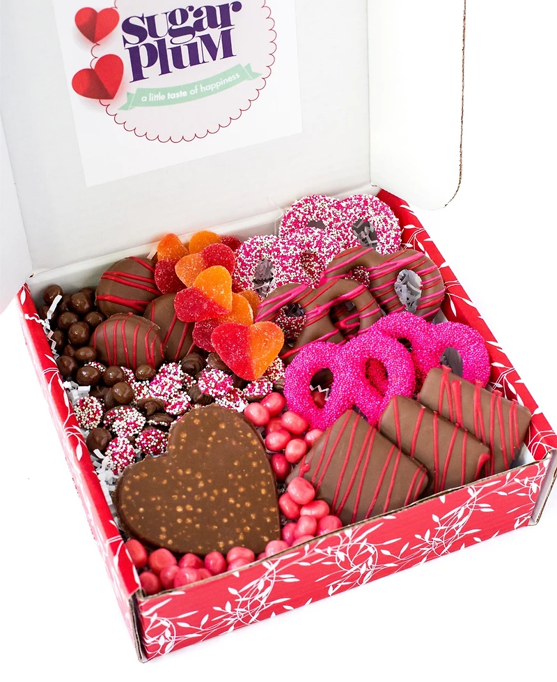 Sugar Plum Chocolates Happy Valentine's Day Box, 17 Pieces