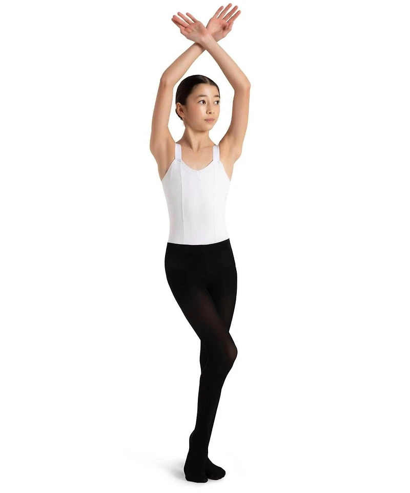 Capezio Girls Ultra Soft Self Knit Waistband Transition Tight
