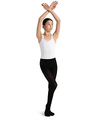 Capezio Girls Ultra Soft Self Knit Waistband Transition Tight