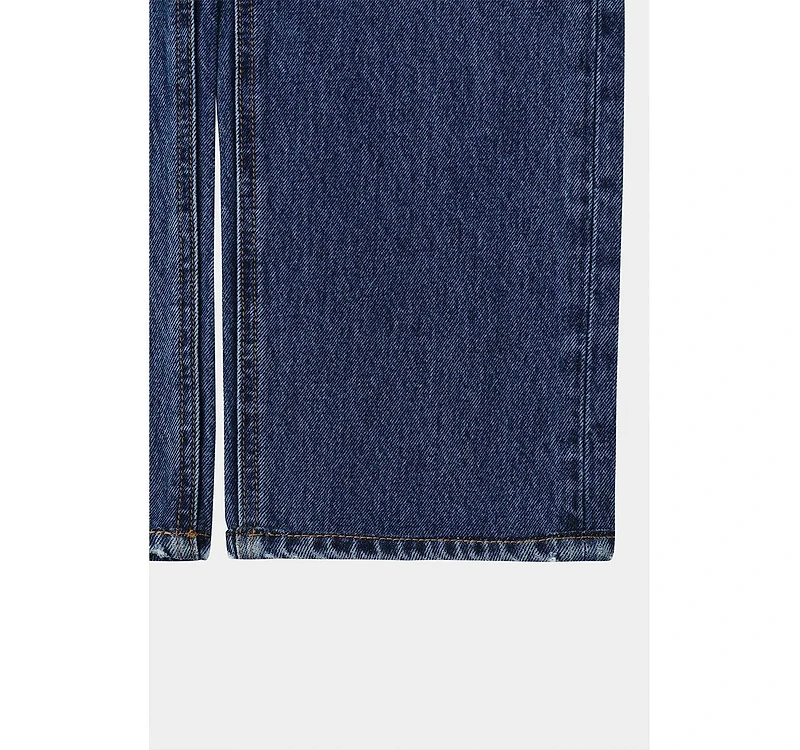 Manhattan High Rise Straight Ankle Jeans
