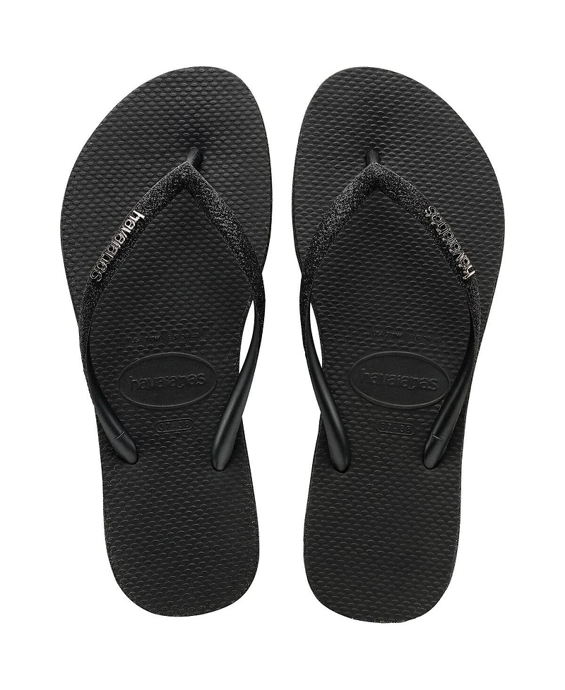 Havaianas Women's Slim Sparkle Slip On Sandals