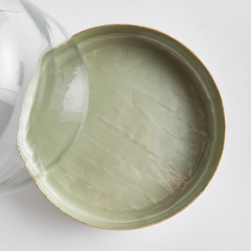 Kammie Serving Tray With Cloche Small