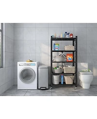 12 Gal/ 45 Liter Slim Stainless Steel Step-on kitchen Trash Can