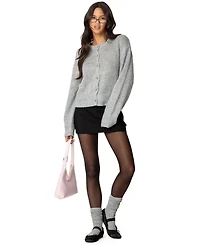 Edikted Women's Freida Fuzzy Knit Cardigan