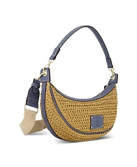 Tommy Bahama Raffia Crescent Hobo Bag