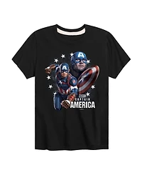 Captain America Boys Graphic T-Shirt