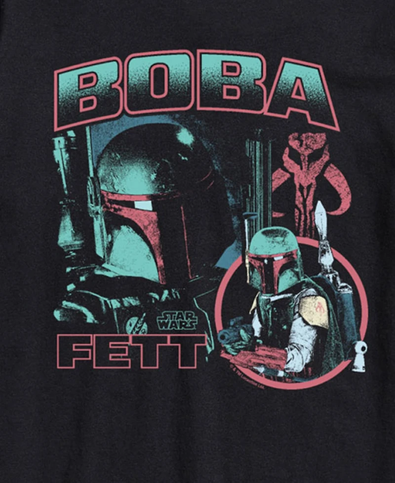 Airwaves Men's Star Wars Boba Fett Short Sleeve T-Shirt