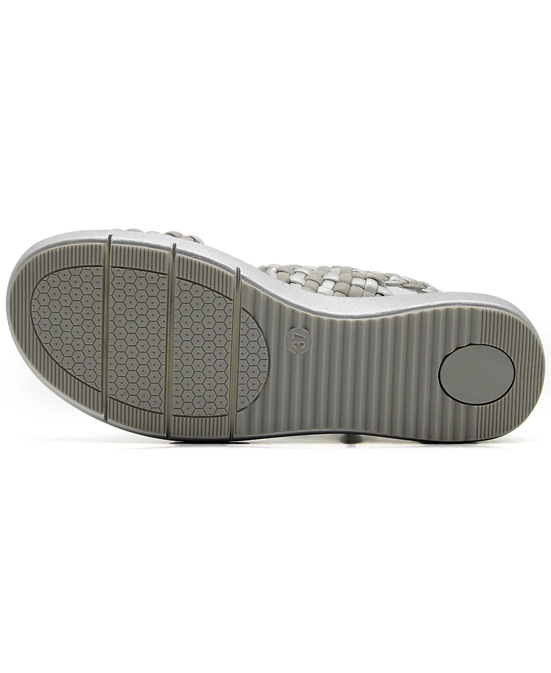 Jbu Women's Leila Wedge Sandal