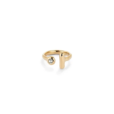 UNOde50 White Open Topaz Ring