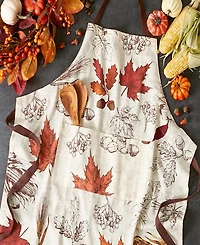 Design Imports Autumn Botanical Printed Apron