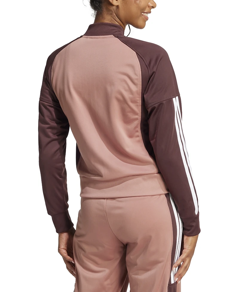 adidas Women's Colorblocked Tricot Tracksuit Jacket