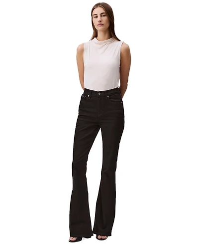 Calvin Klein Jeans Women's High-Rise Flare Stretch Jeans