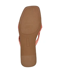 Nine West Women's Omansa Square Toe Casual Flat Sandals