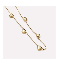 Ana Luisa Heart Necklace - Lev Mini Station Necklace