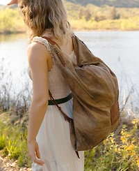 Old Trend Women's Genuine Leather Dorado Hobo Convertible Backpack