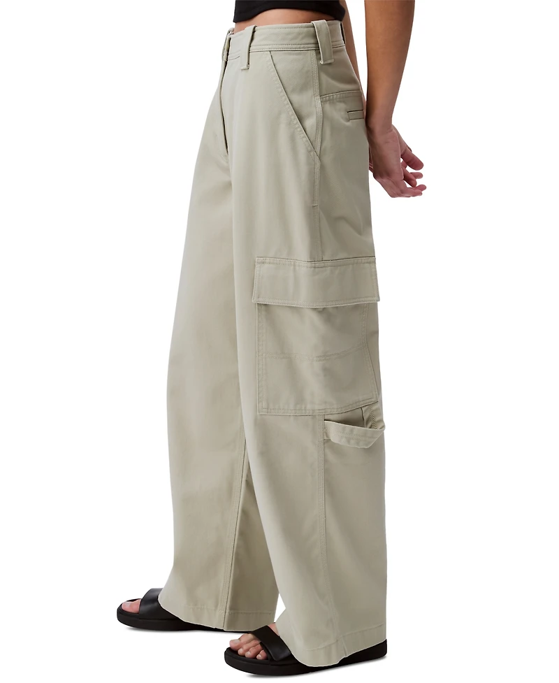Calvin Klein Jeans Women's Utility Canvas Cargo Pants