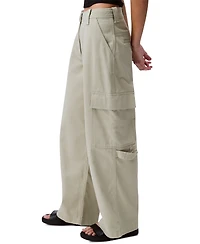 Calvin Klein Jeans Women's Utility Canvas Cargo Pants