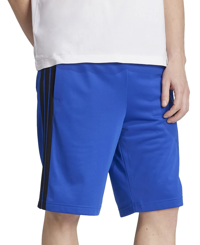 adidas Men's Three-Stripes 10" Tricot Shorts