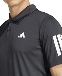 adidas Men's Club Tennis Climacool 3-Stripes Polo Shirt