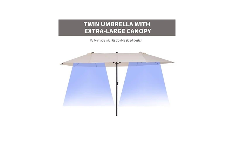 Portable Outdoor Beach Umbrella for Sunshade and Beach Relaxation