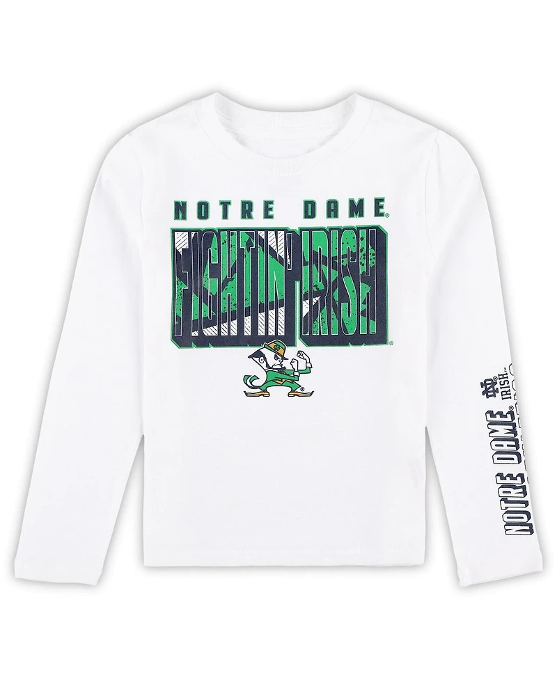 Outerstuff Preschool 2-Piece Notre Dame Fighting Irish In the Mix T-Shirt Combo Set