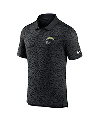 Nike Men's Black Los Angeles Chargers Pique Fashion Performance Polo