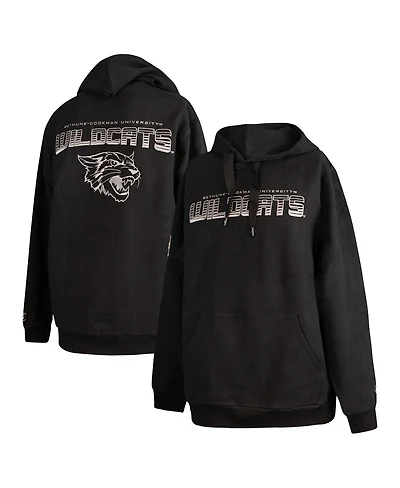 Fisll Men's Black Bethune-Cookman Wildcats Puff Print Sliced Pullover Hoodie
