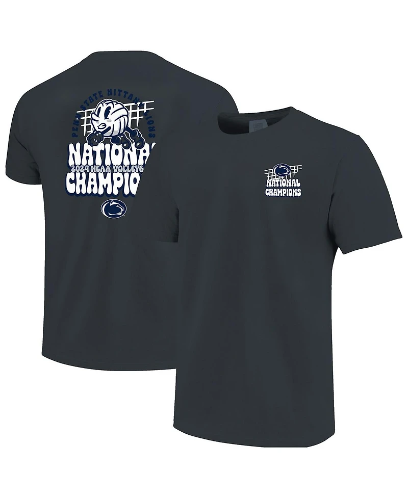 Image One Men's Denim Penn State Nittany Lions 2024 Ncaa Women's Volleyball National Champions Dig Comfort Colors T-Shirt