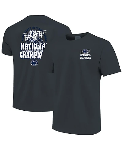 Image One Men's Denim Penn State Nittany Lions 2024 Ncaa Women's Volleyball National Champions Dig Comfort Colors T-Shirt
