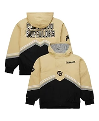 Mitchell & Ness Men's Gold/Black Colorado Buffaloes Throw It Back Retro Full-Zip Windbreaker Jacket