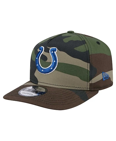 New Era Men's Camo Indianapolis Colts Woodsy 9FIFTY Snapback Hat