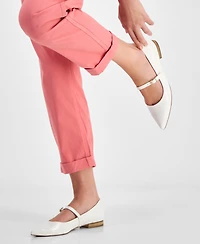 Things Ii Come Women's Kyra Luxurious Slip-on Mary Jane Pointed Toe Flats